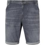 Reduzierte Graue Unifarbene Jack & Jones Rick Jeans-Shorts mit Reißverschluss aus Denim für Herren Größe XXL Weite 29 für den für den Sommer 