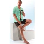 Hellgrüne bader Pyjamas kurz aus Baumwolle für Herren Größe 3 XL 