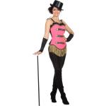 Pinke Burlesque-Kostüme für Damen Größe L 