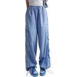Hellblaue Sportliche Atmungsaktive Baggy-Pants & Baggy-Hosen für Damen Größe XS für Partys 