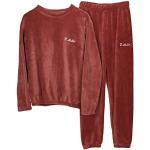 Rote Pyjamas lang aus Flanell für Herren Größe XS 2-teilig für den für den Winter 