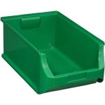 Grüne Sichtlagerboxen aus Kunststoff 6-teilig 