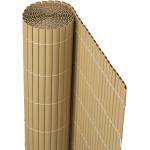 Sichtschutz Sichtschutzmatte Sichtschutzzaun PVC Zaun Bambus 180x500cm B-Ware