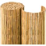 Braune Noor Bahia Sichtschutzmatten aus Bambus 