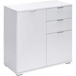 Weiße Moderne Büroschränke & Home Office Schränke aus MDF mit Schublade Breite 50-100cm, Höhe 50-100cm, Tiefe 0-50cm 