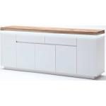 Weiße Moderne Topdesign Sideboards Hochglanz lackiert aus Massivholz mit Schublade Breite 150-200cm, Höhe 50-100cm, Tiefe 0-50cm 