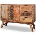Bunte Skandinavische Möbel Ideal Sideboards lackiert aus Massivholz mit Schublade Breite 100-150cm, Höhe 100-150cm, Tiefe 50-100cm 