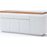 Weiße Moderne Topdesign Rechteckige Sideboards lackiert aus Massivholz mit Schublade Breite 150-200cm, Höhe 50-100cm, Tiefe 0-50cm 