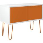 Orange Bisley Sideboards Schiebetüren aus Metall Breite 50-100cm, Höhe 50-100cm, Tiefe 50-100cm 