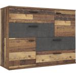 Sideboard - Old Wood Vintage - Beton-Optik - 125 cm