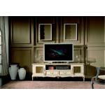 Weiße Barocke TV Schränke & Fernsehschränke aus Holz 