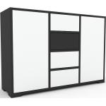 Weiße Skandinavische Mycs Design Sideboards mit Schublade Breite 0-50cm, Höhe 50-100cm, Tiefe 100-150cm 
