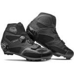 Schwarze Sidi Frost Gore Tex MTB Schuhe mit Klettverschluss aus Filz winddicht Größe 40 für den für den Winter 