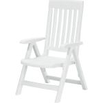 Weiße Sieger Palma Gartenstühle & Balkonstühle aus Polyrattan Breite 50-100cm, Höhe 100-150cm 