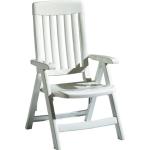 Weiße Sieger Palma Gartenstühle & Balkonstühle aus Polyrattan Breite 0-50cm, Höhe 100-150cm, Tiefe 0-50cm 