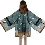 3/4-ärmelige Kimono-Jacken aus Polyester für Damen Einheitsgröße Große Größen für den für den Frühling 