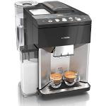 Reduzierte Schwarze SIEMENS Kaffeevollautomaten aus Edelstahl mit Kaffeemühle 