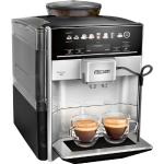 Siemens Kaffeevollautomat EQ.6 plus s300 TE653501DE, für viele Kaffeespezialitäten,Milch-Aufschäumdüse,Keramikmahlwerk,Doppeltassenfunktion, Antikalk, automatische Dampfreinigung, 1500 W, Silber, Grau