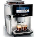 Silberne SIEMENS Kaffeevollautomaten mit Kaffeemühle 