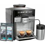 Reduzierte Silberne SIEMENS Kaffeemaschinen & Espressomaschinen aus Edelstahl 