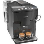 Schwarze SIEMENS Kaffeevollautomaten mit Kaffee-Motiv 