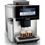 Silberne SIEMENS Kaffeevollautomaten aus Edelstahl 