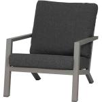 Silbergraue Moderne Lounge Sessel pulverbeschichtet aus Aluminium Outdoor Breite 50-100cm, Höhe 50-100cm, Tiefe 50-100cm 