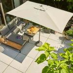 Anthrazitfarbene Siena Garden Lounge Gartenmöbel & Loungemöbel Outdoor aus Teak 