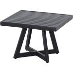 Anthrazitfarbene Quadratische Lounge Tische matt aus Aluminium höhenverstellbar Breite 0-50cm, Höhe 0-50cm, Tiefe 0-50cm 