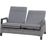 Reduzierte Anthrazitfarbene Moderne Zweisitzer-Sofas pulverbeschichtet aus Aluminium mit Armlehne Breite über 500cm, Höhe über 500cm, Tiefe über 500cm 2 Personen 
