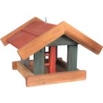 Bunte Vogelhäuser aus Holz 