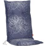 Reduzierte Blaue Blumenmuster Siena Garden Hochlehner Auflagen aus Baumwolle Handwäsche 