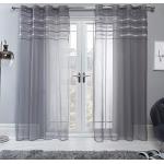 Sienna Fensterbehandlungs-Draperies, 100Prozent Polyester-Voile-Netz, Anthrazit, 55" Wide x 87" Drop, SCNELATCL58