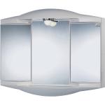 Weiße Sieper Chico GL Rechteckige Spiegelschränke aus Kunststoff Breite 50-100cm, Höhe 50-100cm, Tiefe 0-50cm 