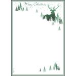 Grüne Sigel Forest Weihnachtskarten DIN A4, 90g, 25 Blatt aus Papier 