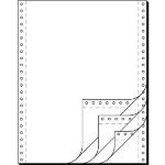 Weißes Endlospapier DIN A4 aus Papier 
