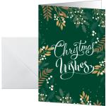 Bunte Sigel Weihnachtskarten DIN A6 aus Papier 