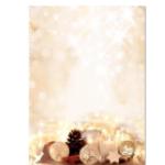 Sigel Weihnachtspapier DP926, Zimtsterne, A4, 90g/qm, 25 Blatt
