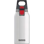 SIGG Hot & Cold ONE White (0.3 L) Thermo Trinkflasche, schadstofffreie und isolierte Edelstahl Trinkflasche, einhändig bedienbare Outdoor Thermo-Flasche