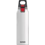 SIGG Hot & Cold ONE White (0.5 L) Thermo Trinkflasche, schadstofffreie und isolierte Edelstahl Trinkflasche, einhändig bedienbare Outdoor Thermo-Flasche