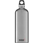 SIGG - Alu Trinkflasche - Traveller Alu - Klimaneutral Zertifiziert - Für Kohlensäurehaltige Getränke Geeignet - Auslaufsicher - Federleicht - BPA-frei - Alu - 1L