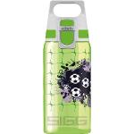 SIGG - Trinkflasche Kinder - Viva One Football - Für Kohlensäurehaltige Getränke Geeignet - Auslaufsicher - Spülmaschinenfest - BPA-frei - Sport - Grün - 0,5L
