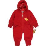 Rote sigikid Fleece-Overalls für Kinder mit Tiermotiv aus Baumwolle Größe 92 für den für den Winter 