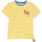 Gelbe Gestreifte sigikid Bio Kinder T-Shirts für Jungen Größe 128 