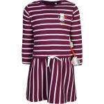 Lila Gestreifte Langärmelige sigikid Kinderlangarmkleider aus Baumwolle für Mädchen Größe 122 für den für den Herbst 