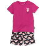 Pinke Motiv sigikid Bio Kinderschlafanzüge & Kinderpyjamas mit Tiermotiv aus Jersey für Mädchen Größe 98 