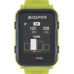 Neongrüne Sigma Sigmasport Uhren aus Silikon 