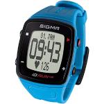 Blaue Wasserdichte Sigma Sigmasport Fitness Tracker | Fitness Armbänder mit GPS mit Mineralglas-Uhrenglas mit Silikonarmband für Herren 