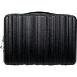 SIGN Reisekoffer ABS Koffer Trolley Hartschale Beautycase schwarz-metallic
