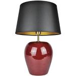 Rote Signature Home Collection Nachttischlampen & Nachttischleuchten aus Keramik E27 